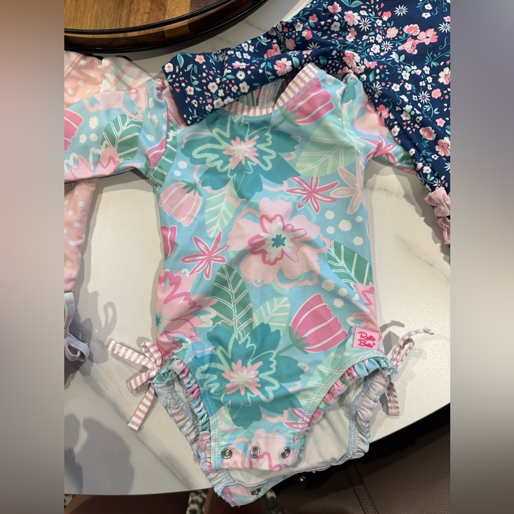 Set of FIVE (2) rufflebutts bathing suits